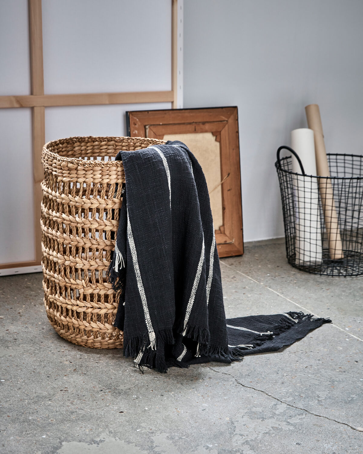 Överkast, HDTuur, Off-White, Grå