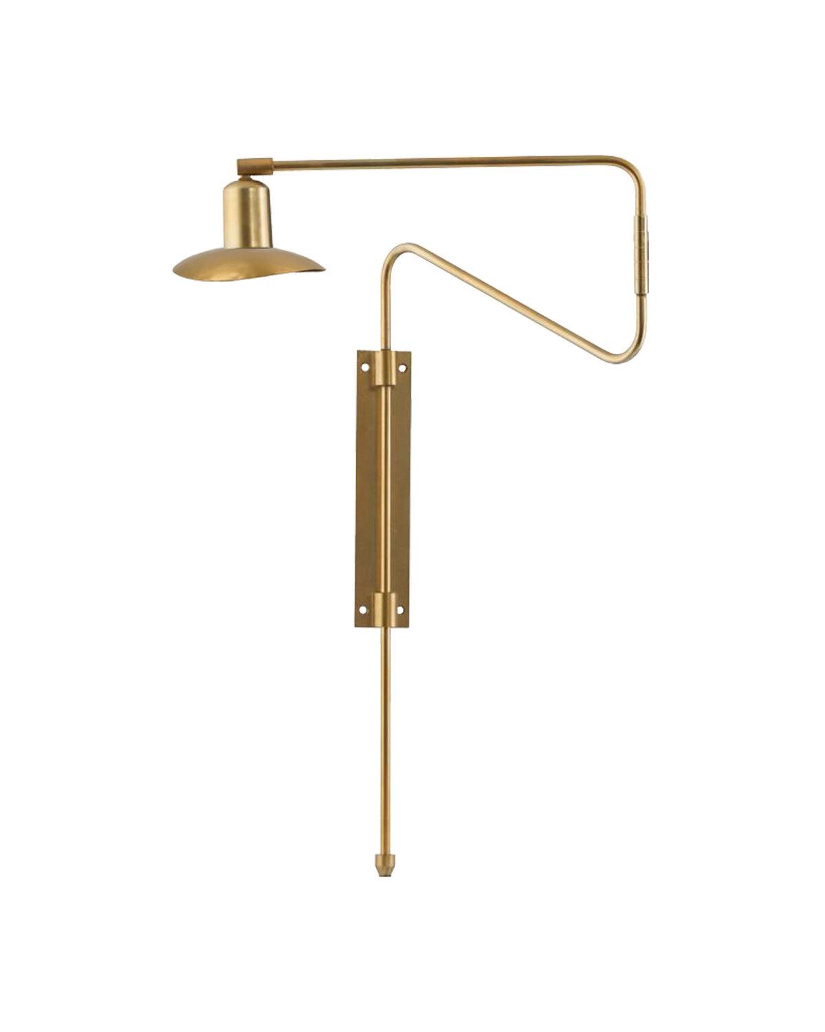 Vägglampa, HDSwing, Mässing