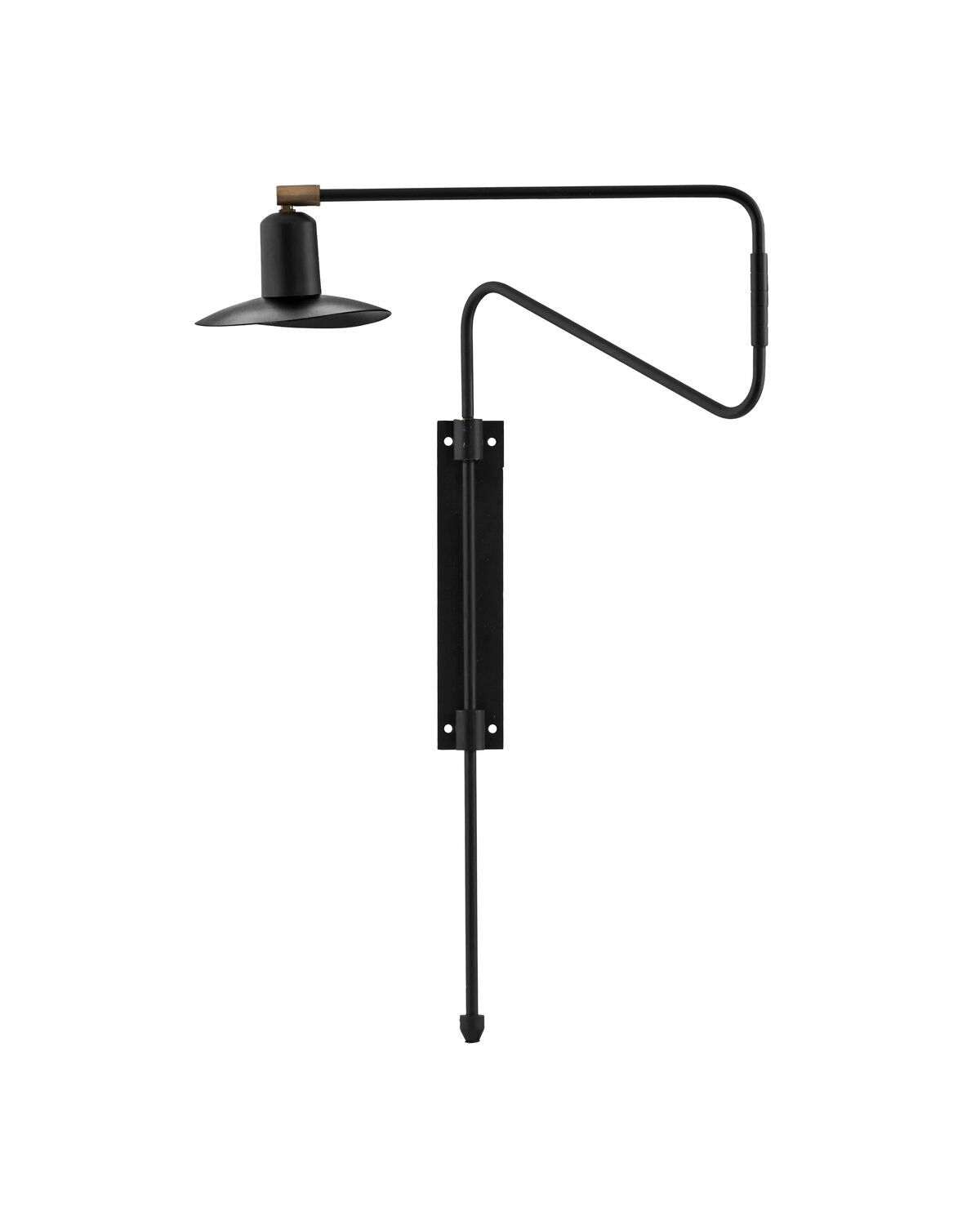 Vägglampa, HDSwing, Svart