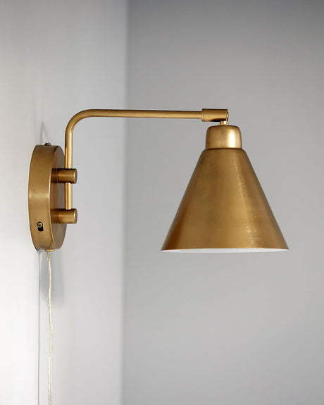 Vägglampa, HDGame, Mässing