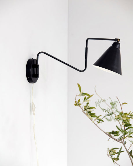 Vägglampa, HDGame, Svart