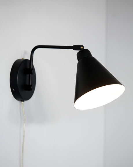 Vägglampa, HDGame, Svart