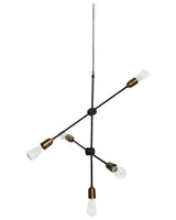 Lampa, HDMolecular, Svart, Mässing