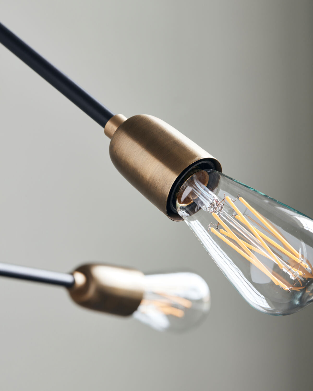 Lampa, HDMolecular, Svart, Mässing