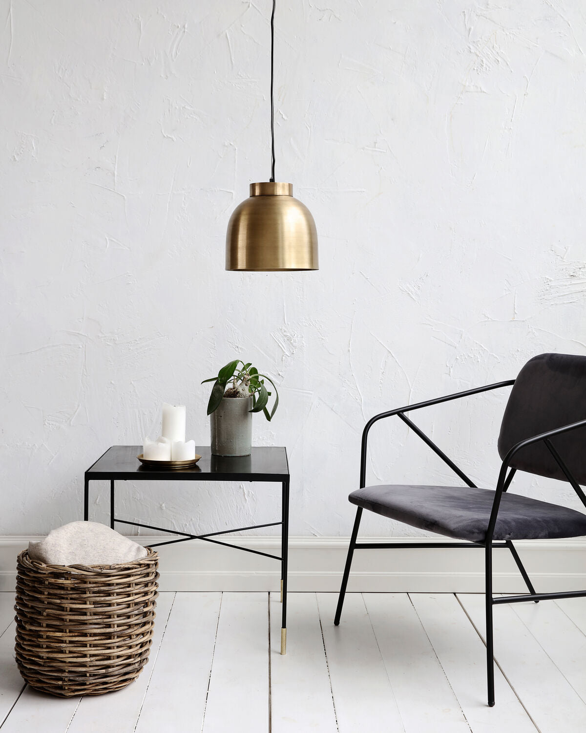 Lampa, HDBowl, Mässing