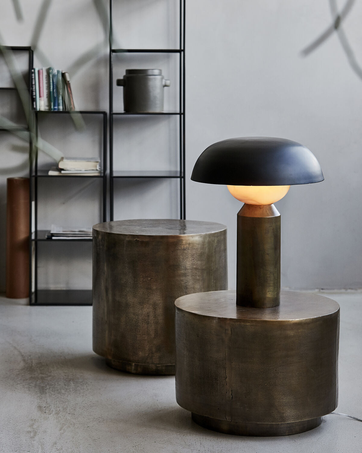 Bordslampa, HDBig fellow, Antik mässingsfärg