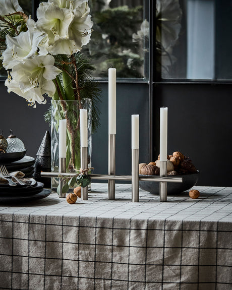 Ljusstake, HDMaxi45, Antik silverfinish