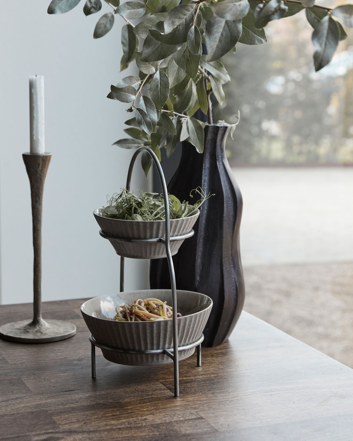 Tallriksställ, HDSana, Silver finish
