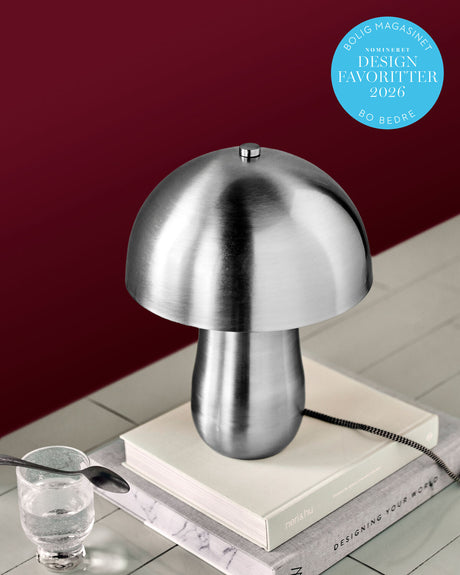 Bordslampa, HDRoomie, Borstat silverfärg