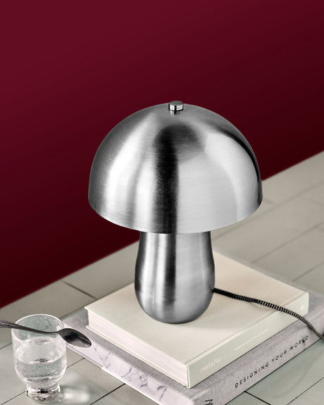 Bordslampa, HDRoomie, Borstat silverfärg