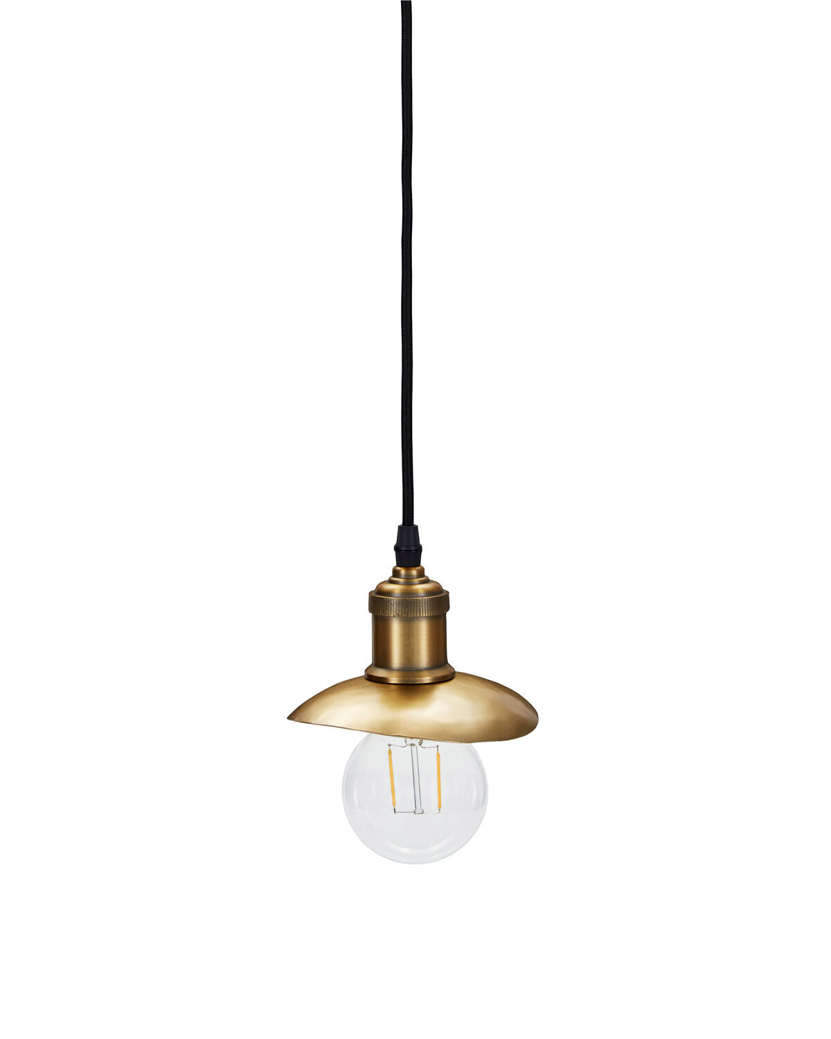 Lampskärm, HDHatt, Antik mässing