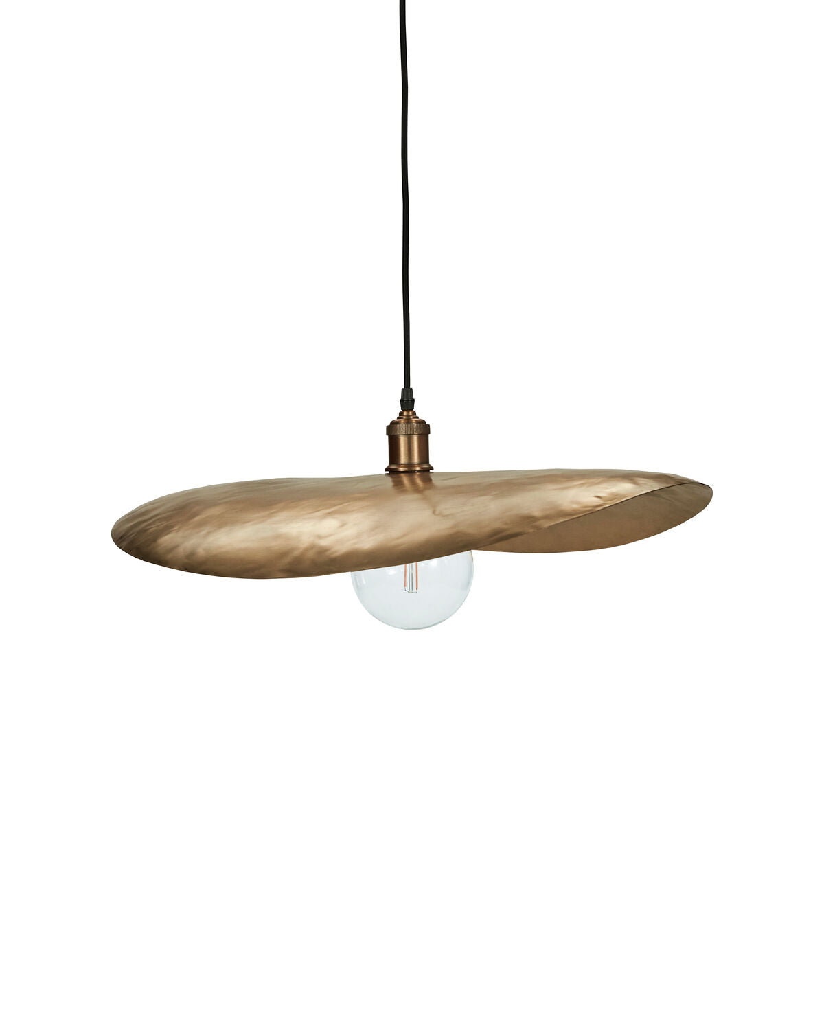 Lampskärm, HDHatt, Antik mässing