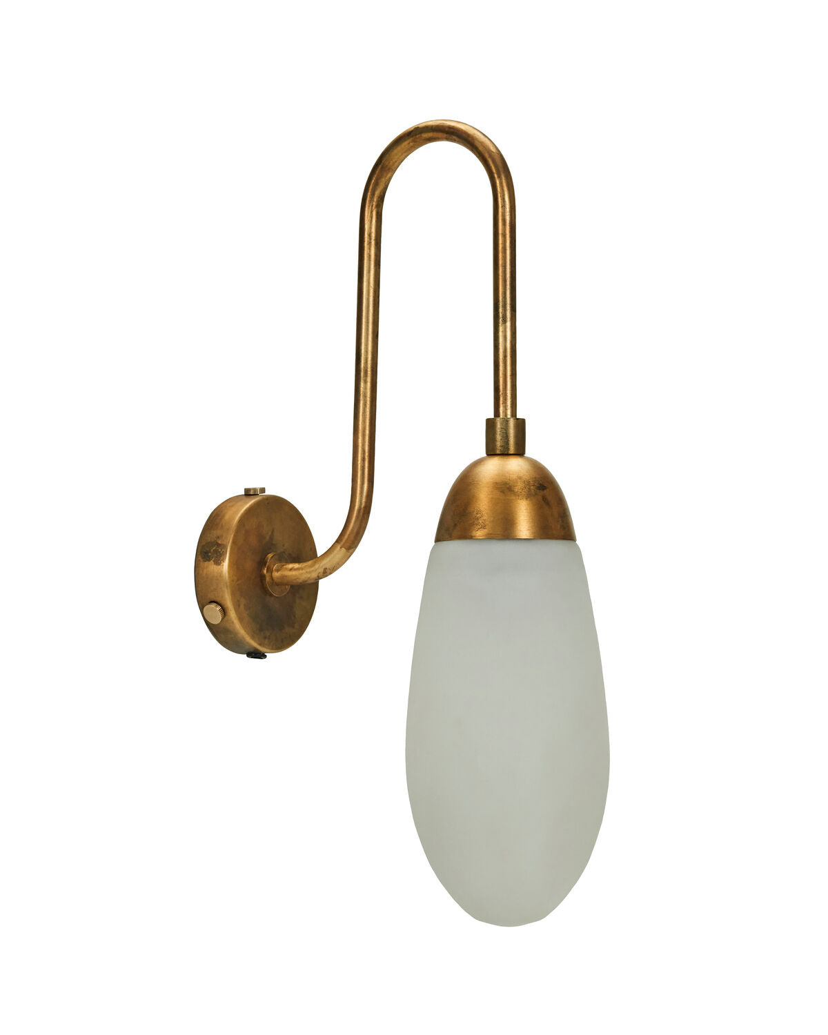 Vägglampa, HDDrop, Antik mässing
