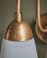Vägglampa, HDDrop, Antik mässing