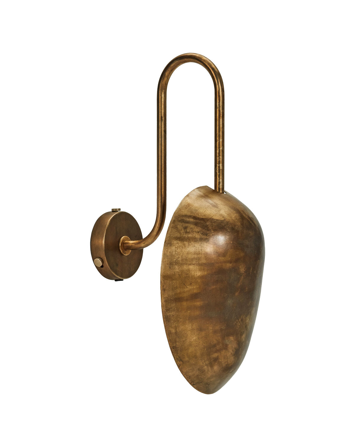 Vägglampa, HDSwan, Antik mässing