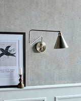 Vägglampa, HDGame, Borstat silverfärg