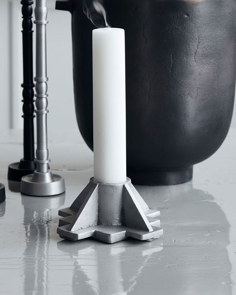 Ljusstake, HDCastle, Antikt aluminium