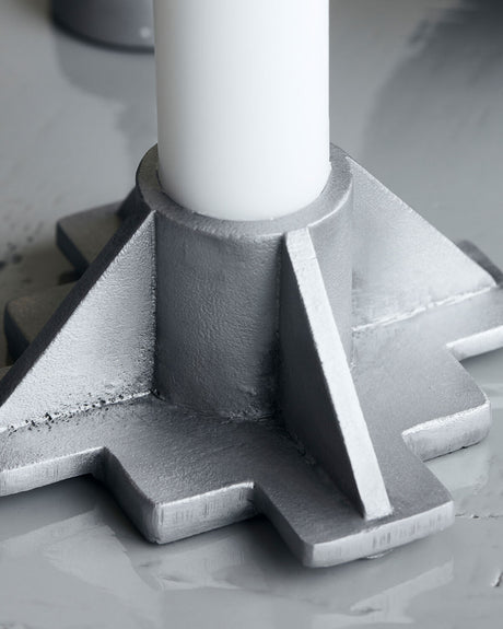 Ljusstake, HDCastle, Antikt aluminium