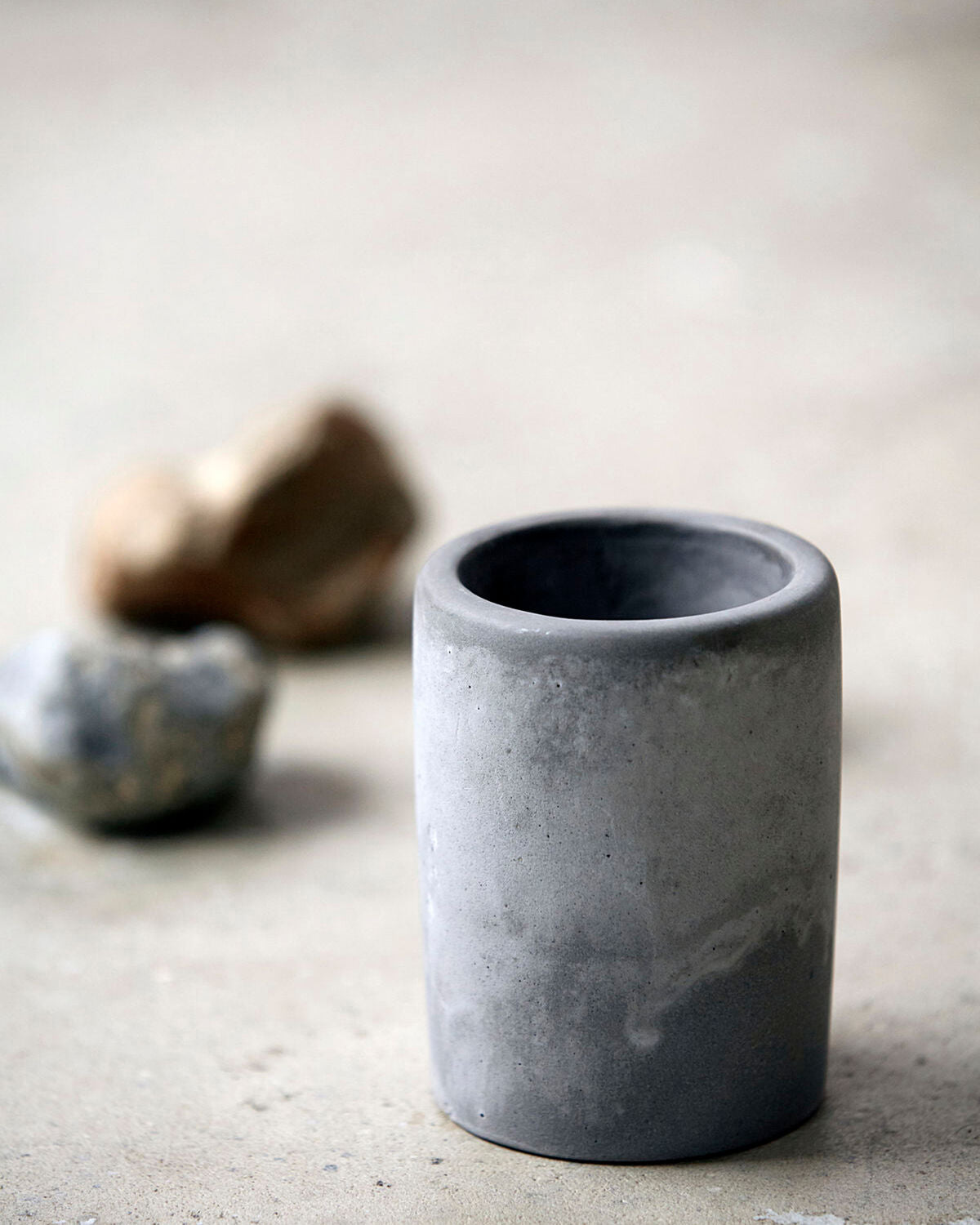Tandborsthållare, HDCement, Grå