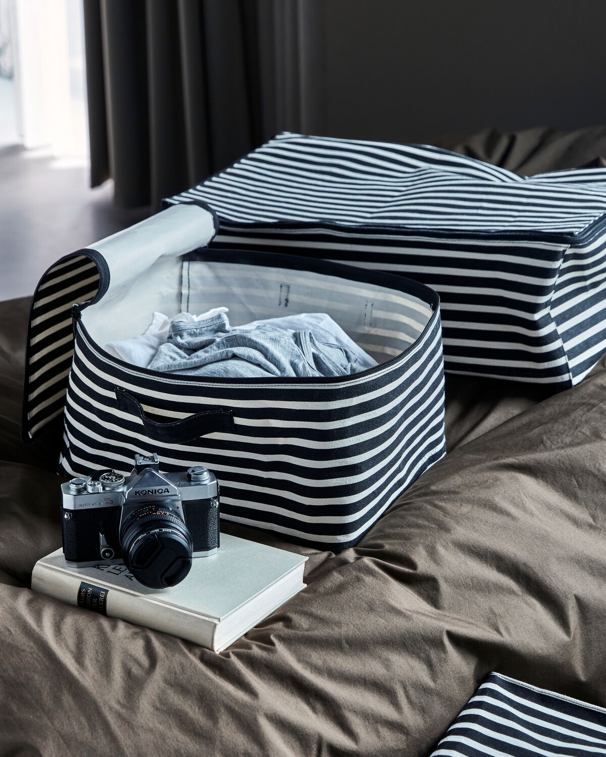 Förvaring, HDCanva, Svart, Off-White