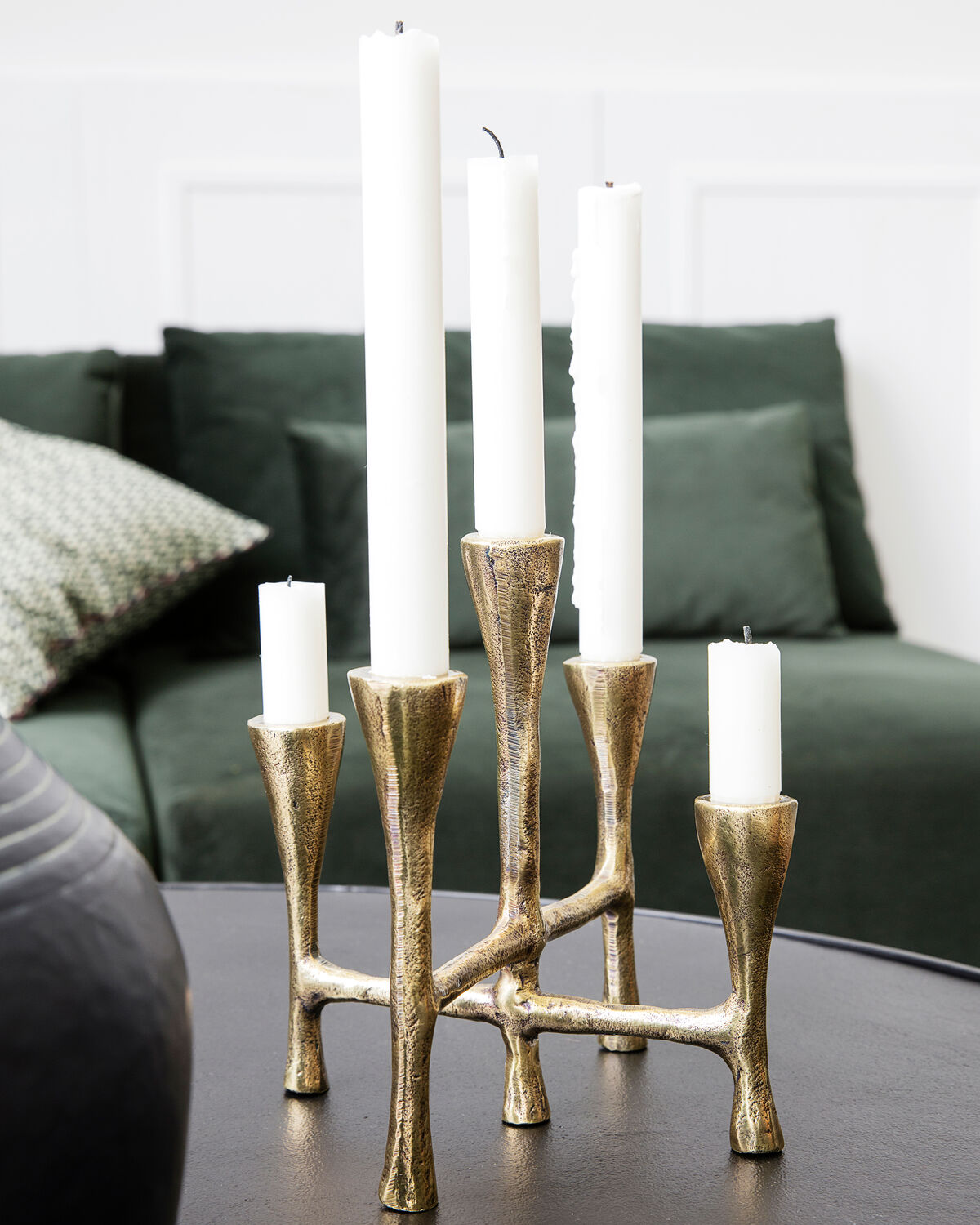 Ljusstake, HDTristy, Mässing finish