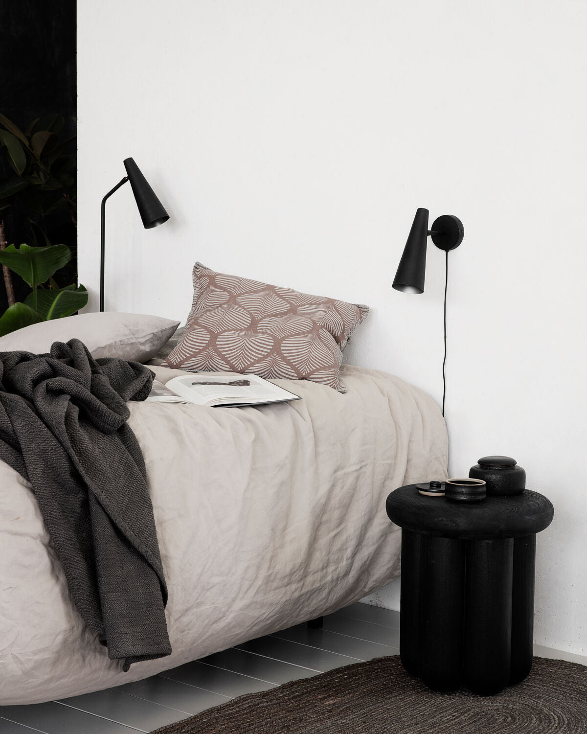 Vägglampa, HDPrecise, Mattsvart