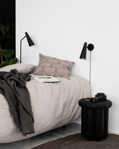 Vägglampa, HDPrecise, Mattsvart