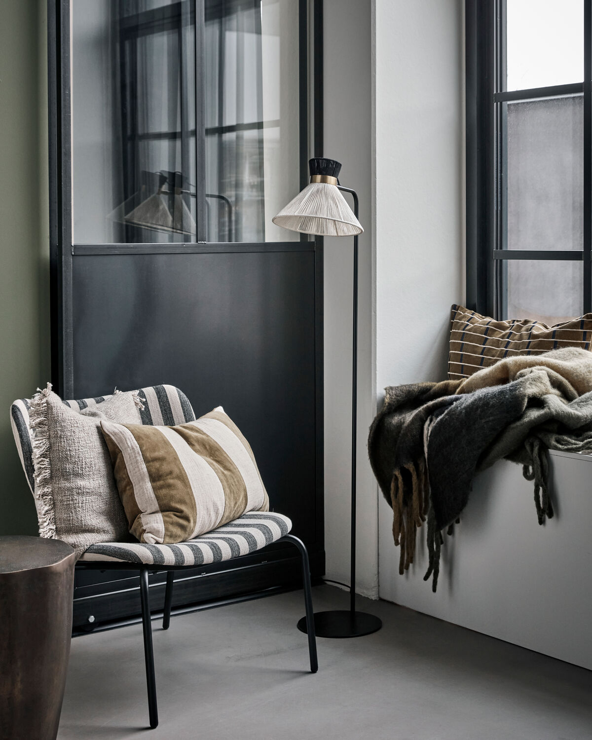 Golvlampa, HDCord, Svart