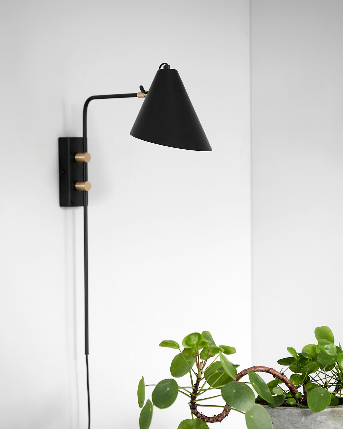Vägglampa, HDClub, Svart