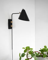 Vägglampa, HDClub, Svart
