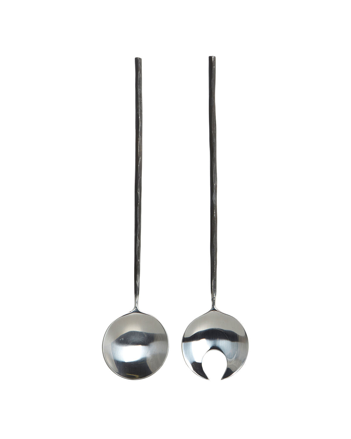 Salladsbestick, HDStyle, Svart, Silver