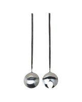Salladsbestick, HDStyle, Svart, Silver