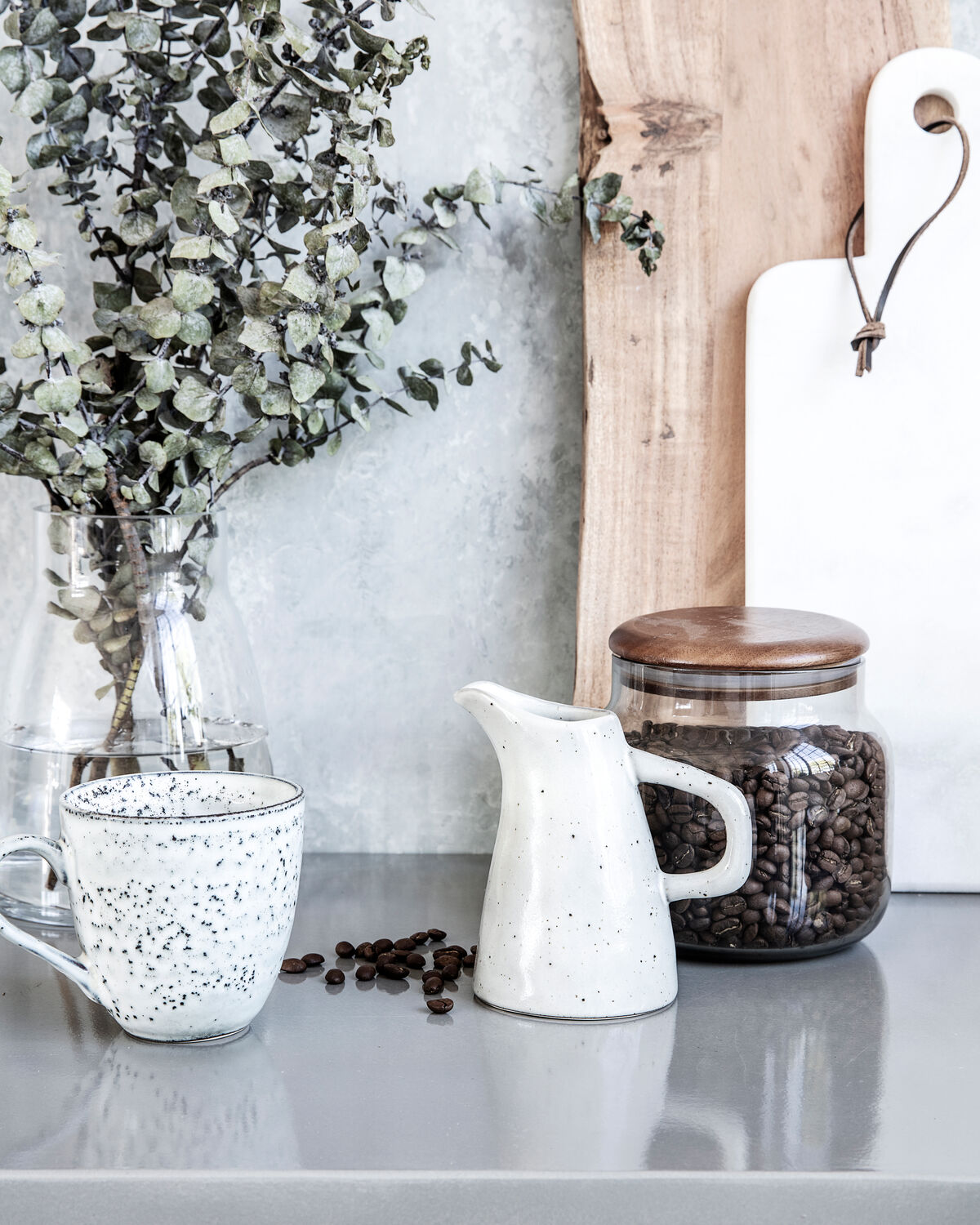 Kanna, Rustic, Grå, Blå