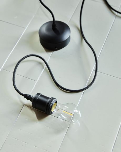 E27 Socket, HDFly, Svart