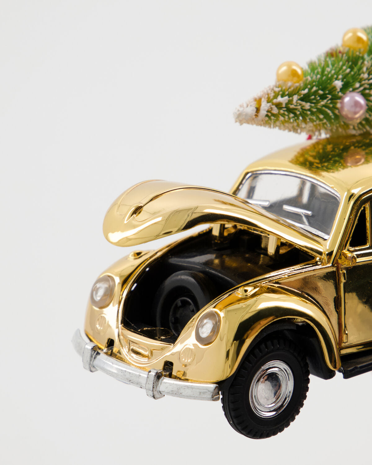 Dekoration, HDXmas car, Gyllen