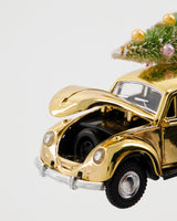 Dekoration, HDXmas car, Gyllen