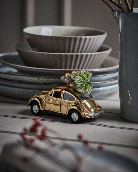 Dekoration, HDXmas car, Gyllen