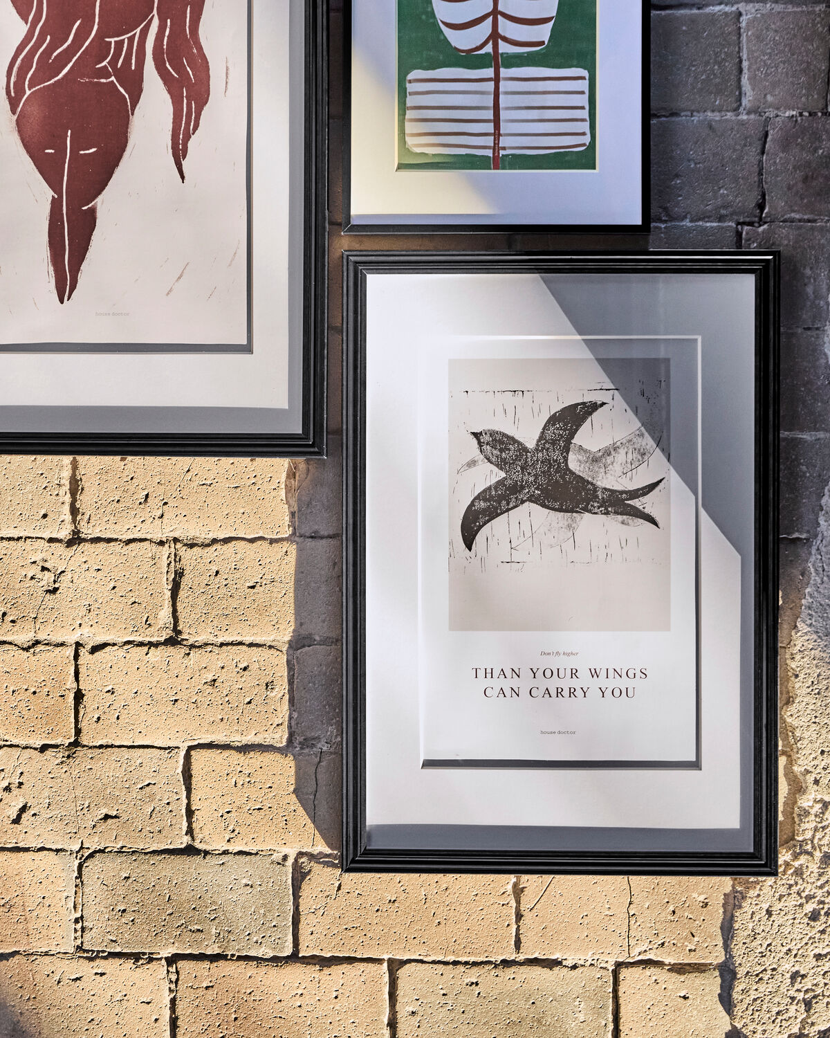 Wall art, HDFly, Svart