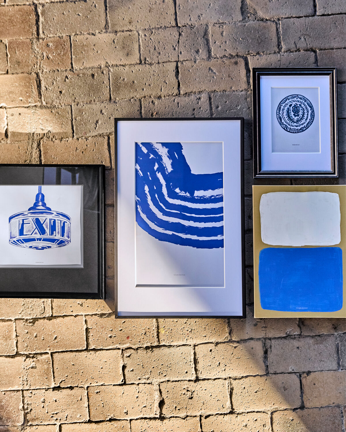 Wall art, HDBrush, Mörkblå