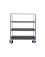 Reol med 4 hjul, HDTrolley, Grå