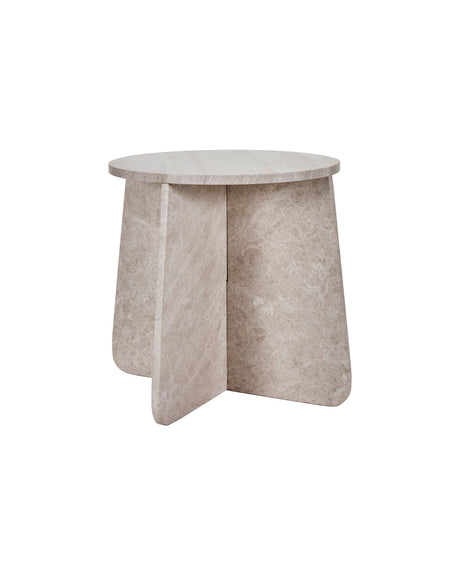 Sidobord, HDMarb, Beige