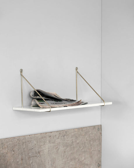 Hylla, HDMarble, Vit marmor