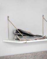 Hylla, HDMarble, Vit marmor