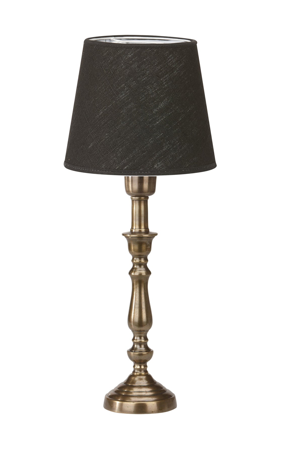Therese Lampfot – Antikmässing 27 cm