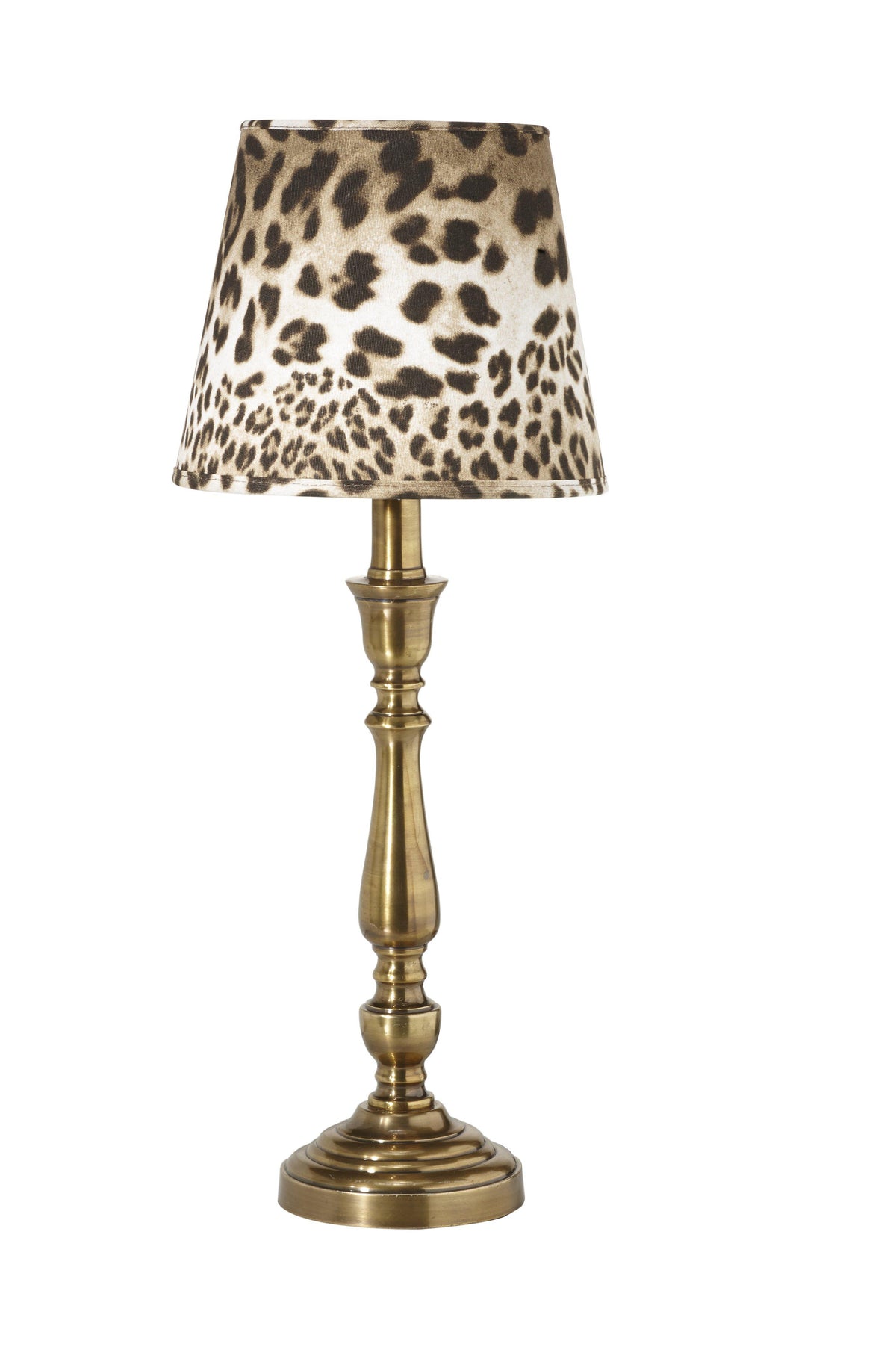 Therese Lampfot – Antikmässing 34 cm