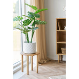 House Nordic, Jena Sidobord Ek Natur Ø40 cm
