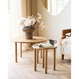 House Nordic, Jena Sidobord Ek Natur Ø40 cm