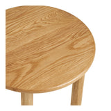 House Nordic, Jena Sidobord Ek Natur Ø40 cm