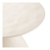 House Nordic, Calais Sidobord Metall / Emalj Offwhite Ø36 cm