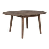 House Nordic, Metz Runt Utdragbart Matbord Ek Rökt Ø118 cm